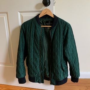 Scotch & Soda Houndstooth Bomber Jacket, Size Small